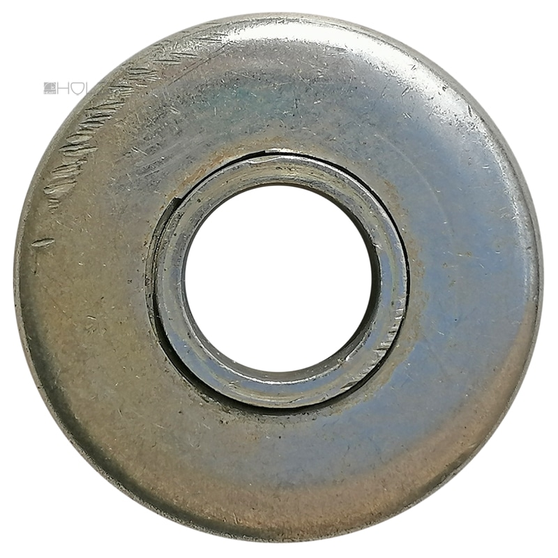 Drückerrosette alt Bauhaus Schraubrosette vernickelt 17.1x48mm