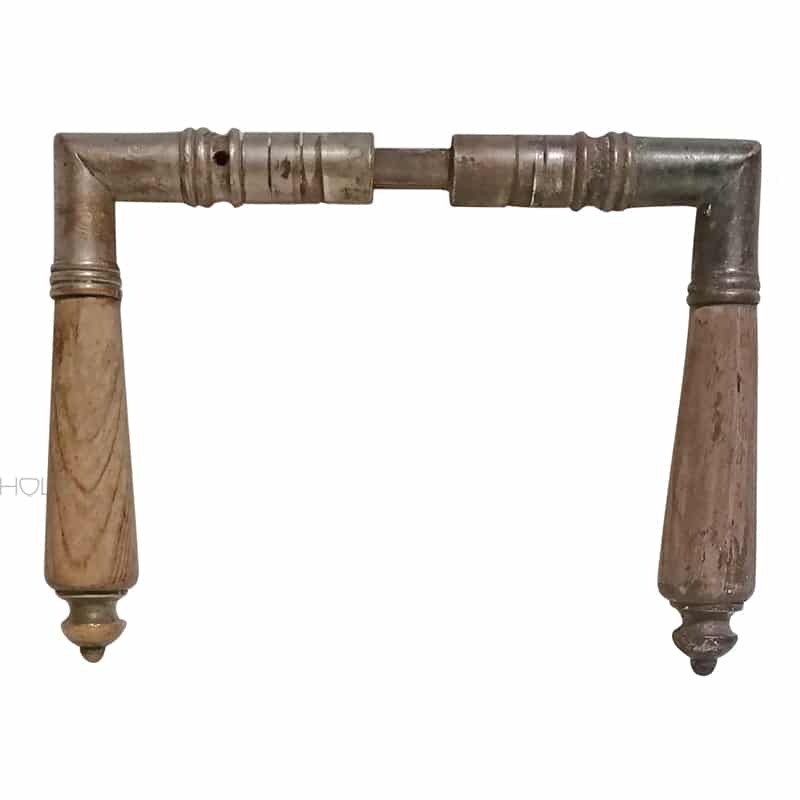 Türdrücker antik kantig alt Türklinken vernickelt 16mm 8er Vk