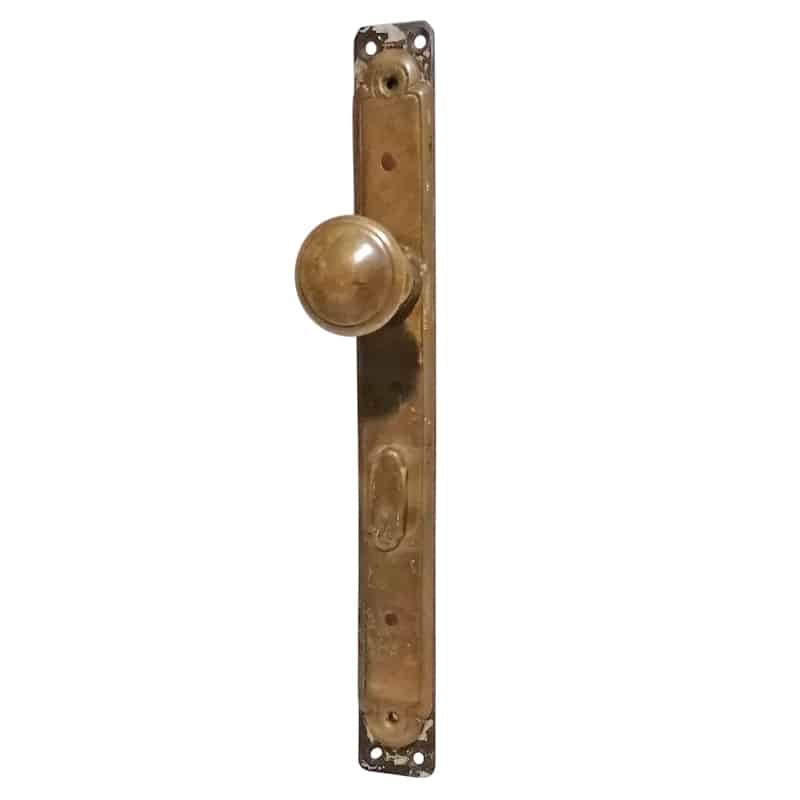 Türknauf alt Wiener Jugendstil Türgriff Langschild 41mm