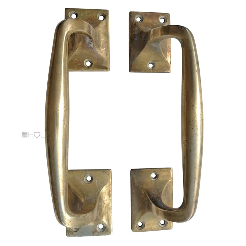 Tür Stoßgriffe Jugendstil Avantgarde Türgriffe alt elegant 21cm