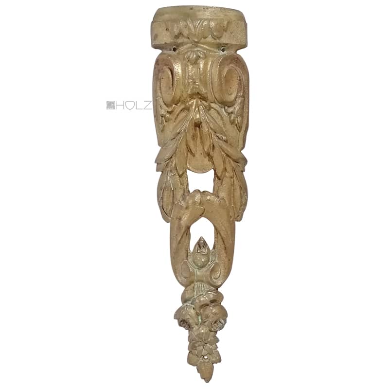 Bronze Möbelbeschlag antik feuervergoldet alt 22cm