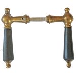 Türdrücker antik Kugel Türklinken Ebenholz alt 15.5mm 8er Vk