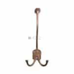 Jugendstil Garderobe antik Messing Kleiderhaken Mantelhaken alt