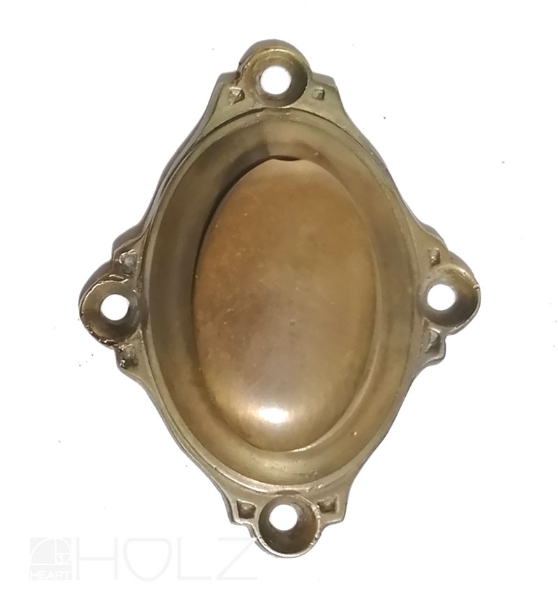 Jugendstil Schlüsselschild antik Schlüsselrosette alt oval