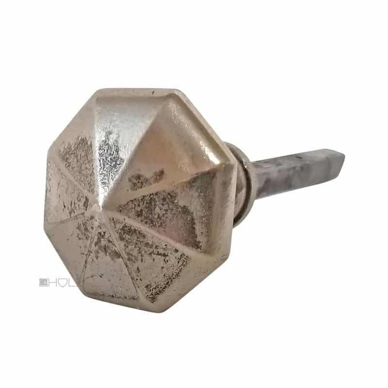Türknauf Art Deco alt Ziehknopf Jugendstil alt vernickelt 55mm 9er Vk