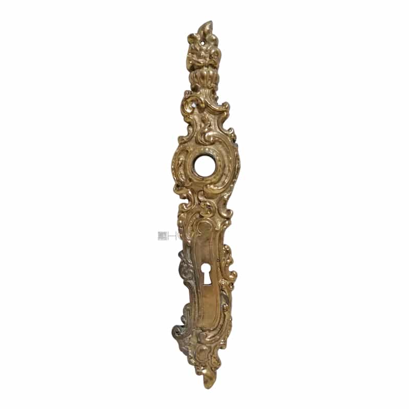 Langschild antik neo Barock Türdrücker 17mm 78