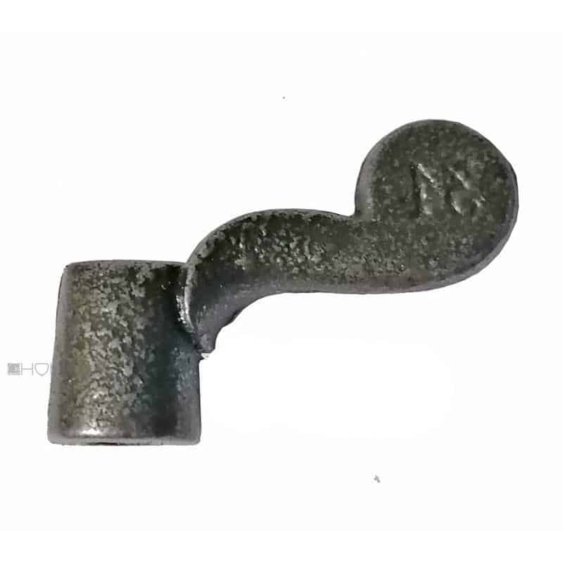Antik Vorreiber Drehriegel Fenster Volute Reibhöhe 14mm Antik Vorreiber Drehriegel Fenster Volute Reibhöhe 14mm