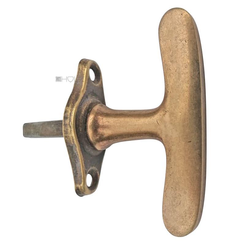 Fensterolive alt 1920er Fenstergriff Avantgarde 84/51/43