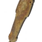 Bronze Möbelbeschlag antik Empire feuervergoldet alt 13cm