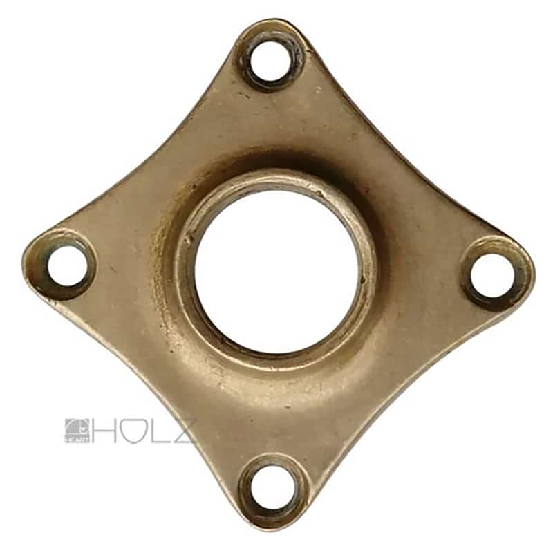 Drückerrosette antik Rosette Avantgarde Türklinke Rosette alt Messing 16.7 mm Drückerrosette antik Rosette Avantgarde Türklinke Rosette alt Messing 16.7 mm