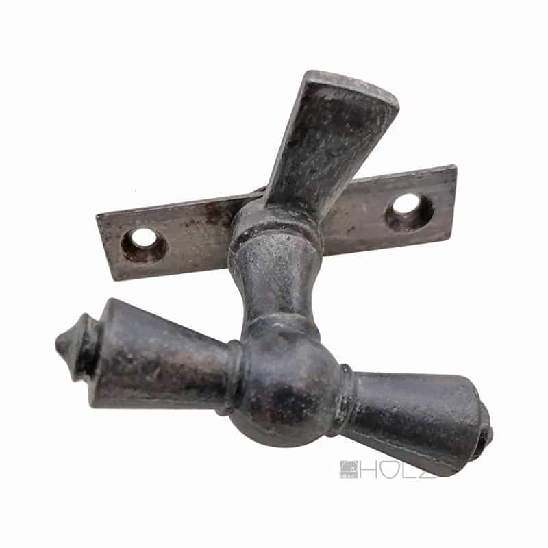 Fensterolive antik Einreiber Eisen Fenstergriff alt schlicht Fensterolive antik Einreiber Eisen Fenstergriff alt schlicht