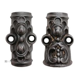 Fenster Stange Riegel Führung antik Eisen Basküle Kloben alt Frankreich Tulpe 18 mm
