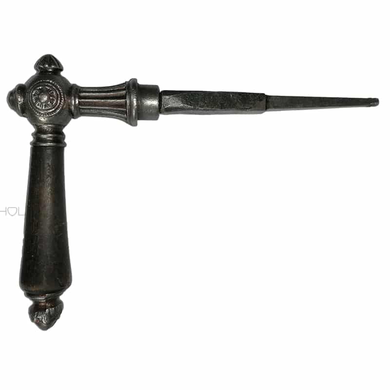 Türdrücker Kastenschloss antik alt Eisen Sonne 18.2mm 8er Vk