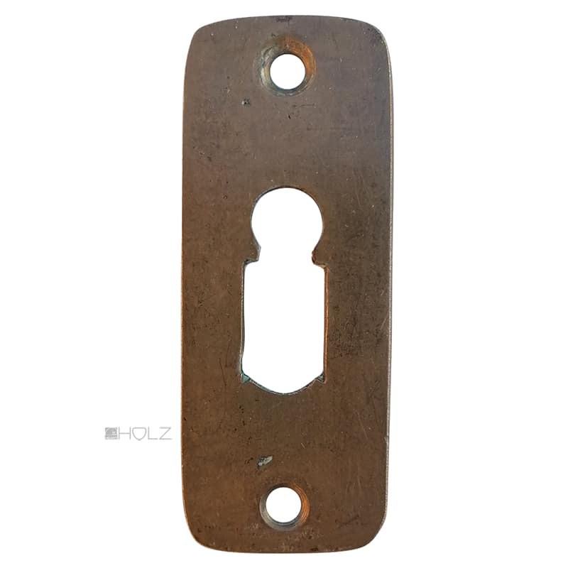 Tür Schlüsselschild Jugendstil Avantgarde Quadrat alt 23x59mm