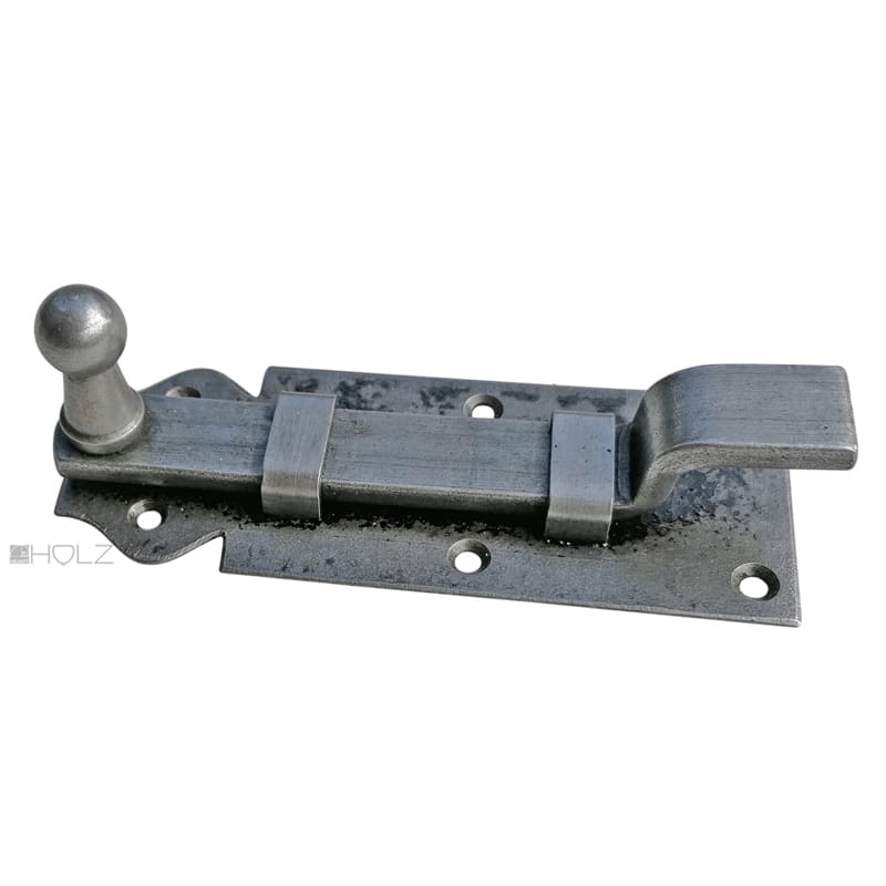 Schieberiegel Tür alt gekröpft Türriegel 12cm