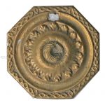 Möbel Bronze Schubladengriff Grundplatte antik 68mm
