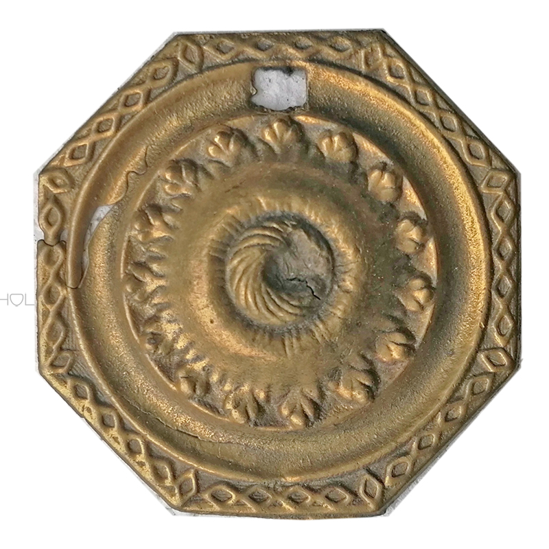 Möbel Bronze Schubladengriff Grundplatte antik 68mm