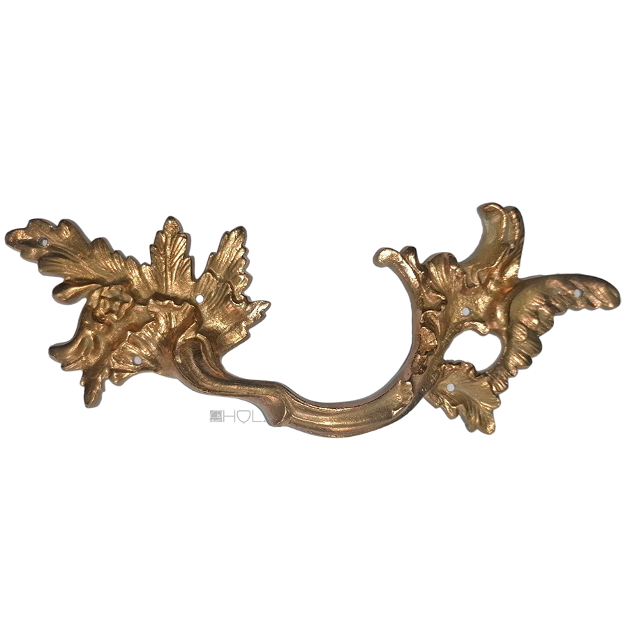 Großer Möbel Schubladengriff Bronze neo barock 18.5cm