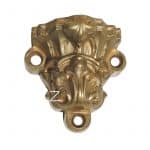 Prächtige Basküle 20mm Stangen Führung Kloben antik alt Akanthus