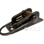 Gurtbremse 1920er Gurtklemme alt Gurthalter Messing Stahl