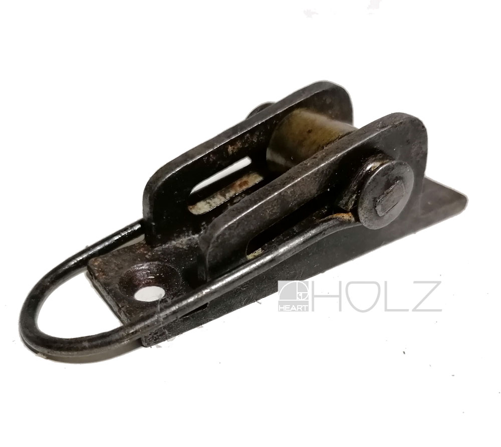 Gurtbremse 1920er Gurtklemme alt Gurthalter Messing Stahl