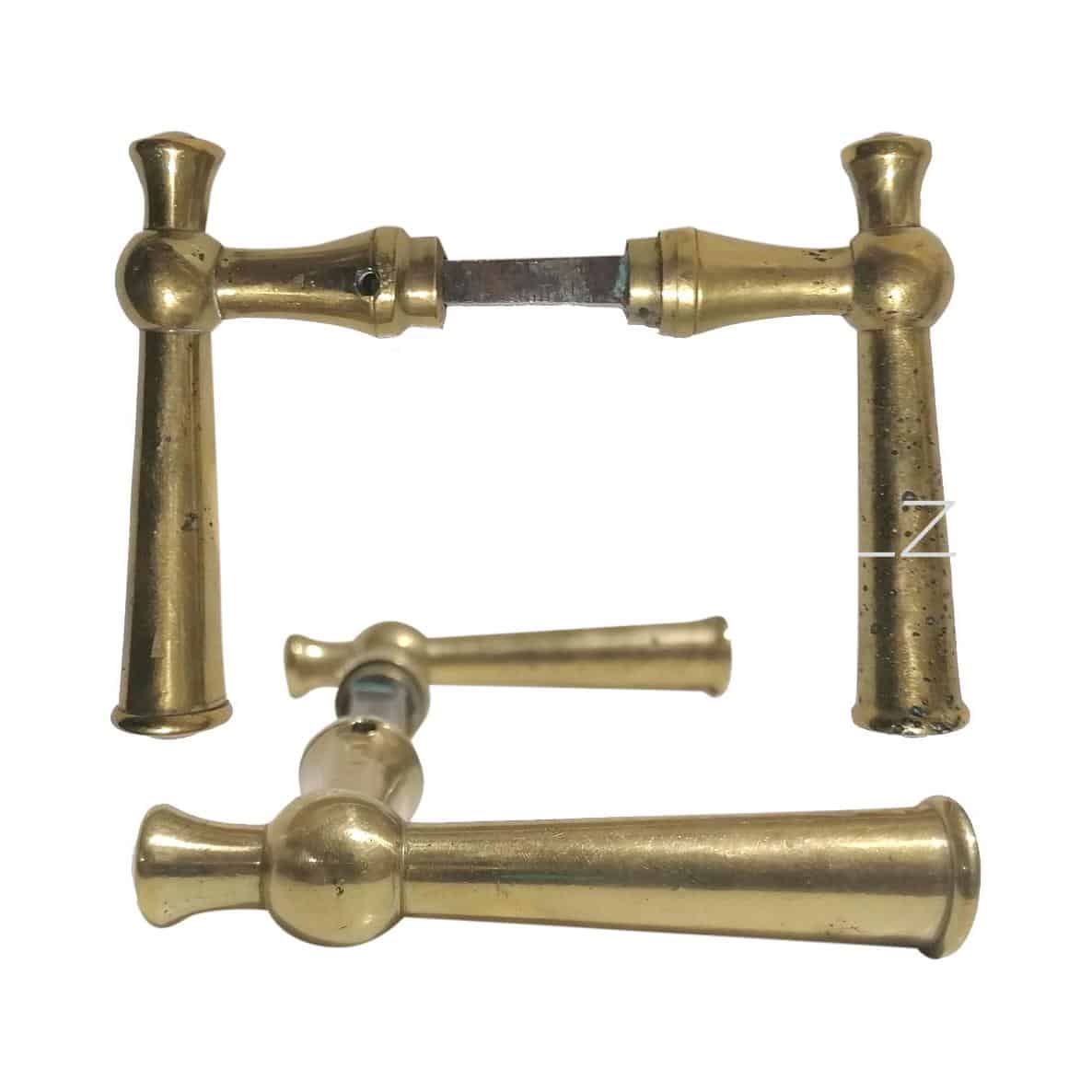 Türdrücker antik Biedermeier Gründerzeit Messing alt