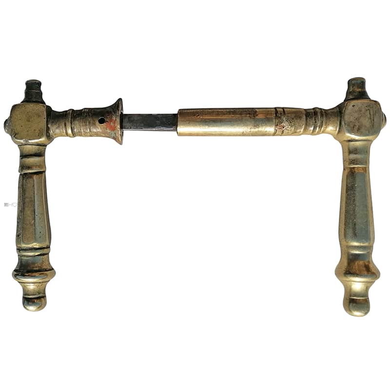Türdrücker Kastenschloss antik Würfel polygon alt 14mm 8er vk
