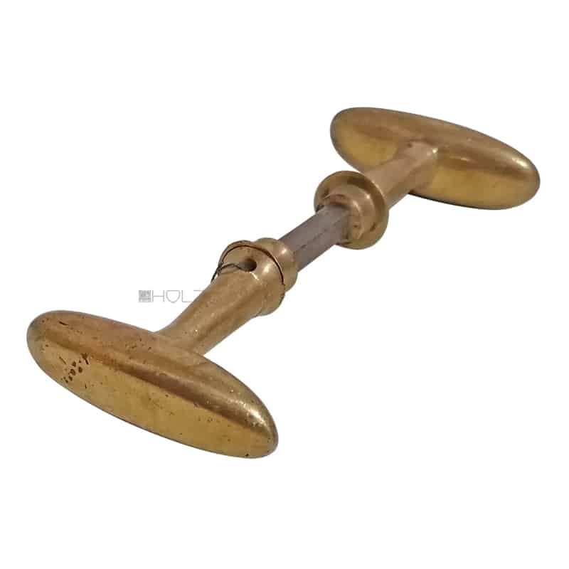 Tür Knaufgarnitur alt Türgriffe Griffolive oval antik 15mm 8er vk