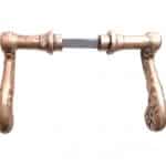 Türklinken antik Welle Blüte Gründerzeit Türdrücker alt 16.2 mm 10er Vk