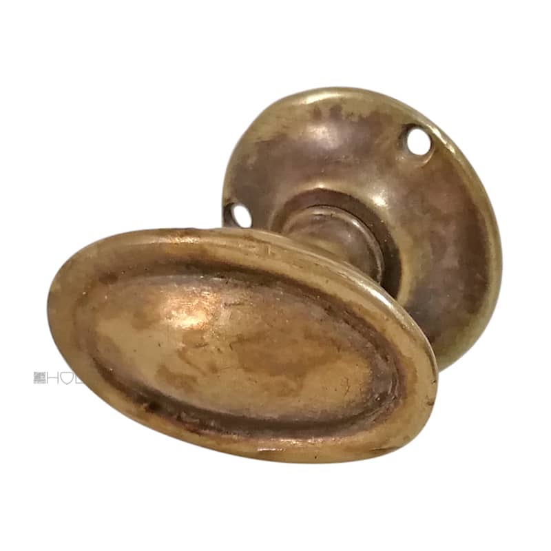 Türknauf Ziehgriff alt oval antik Türgriff Tür 69/52/58