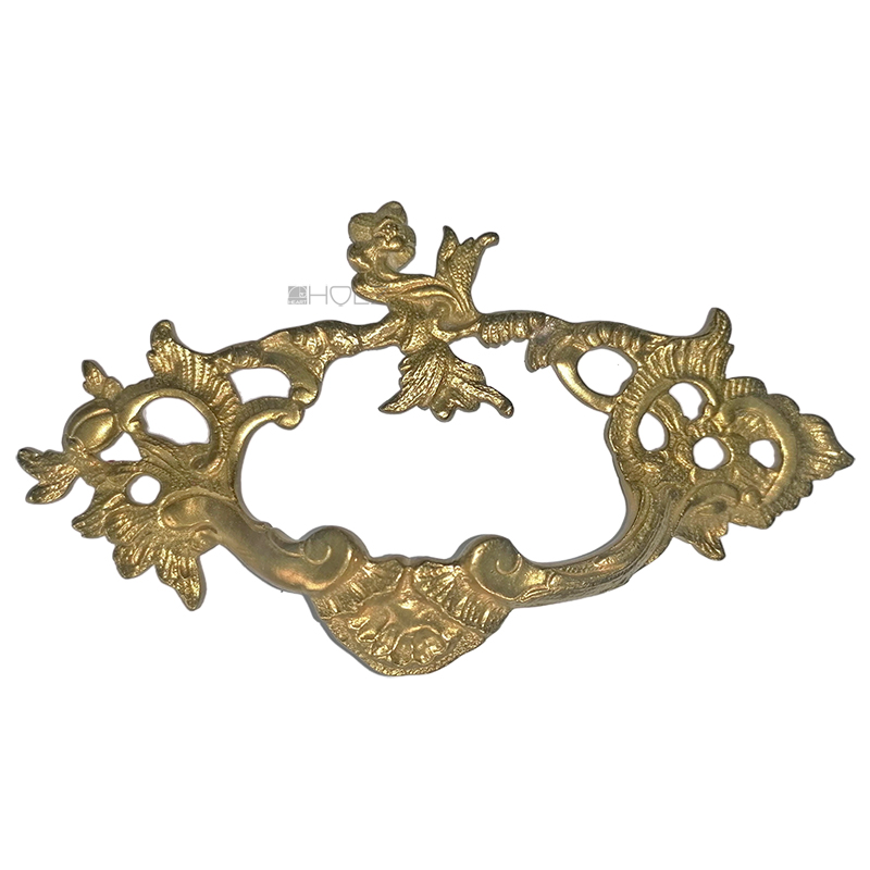 Möbel Bronze Schubladengriff antik neo barock 16cm