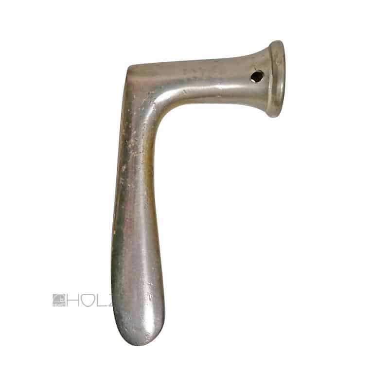 Kastenschloss Türdrücker Bauhaus 1920er Messing vernickelt antik alt 9er Vk