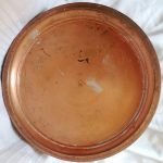 Jugendstil Kanne Kupfer Messing alt 1403gr. 35cm Nr. 117