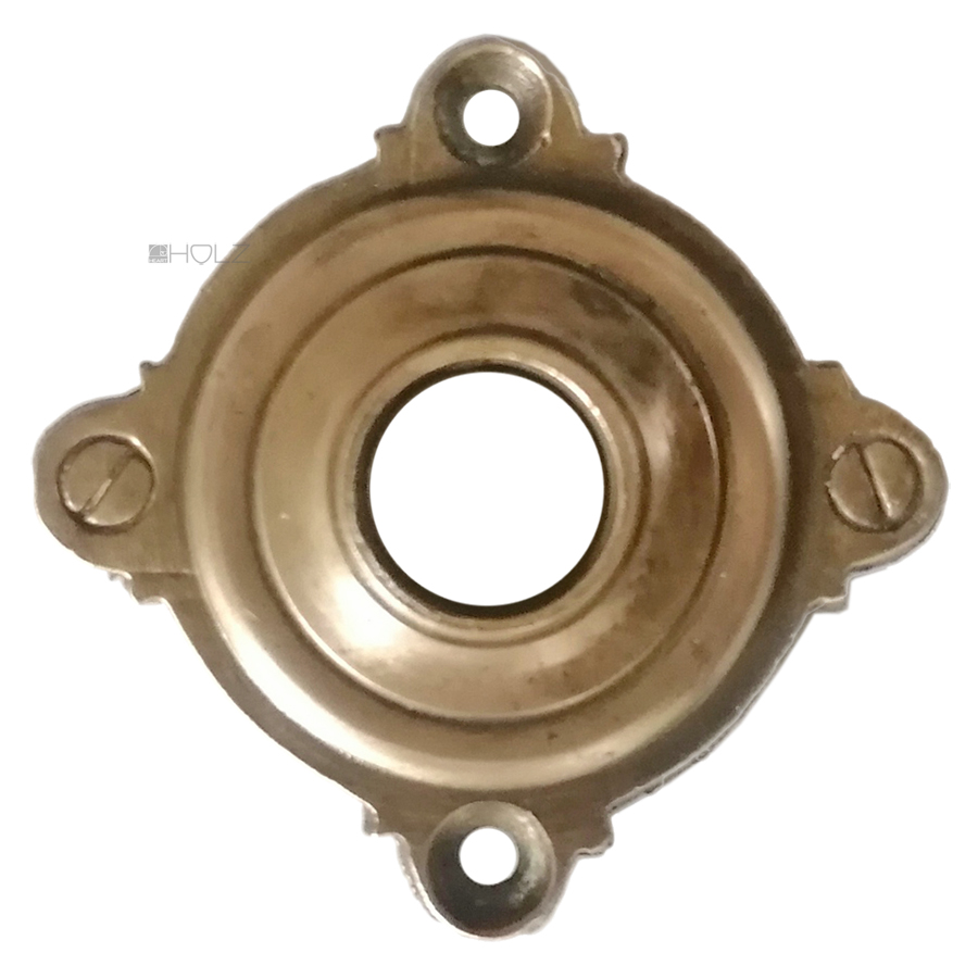 Drückerrosette antik Jugendtil alt Messing Türdrücker 16.7mm 64