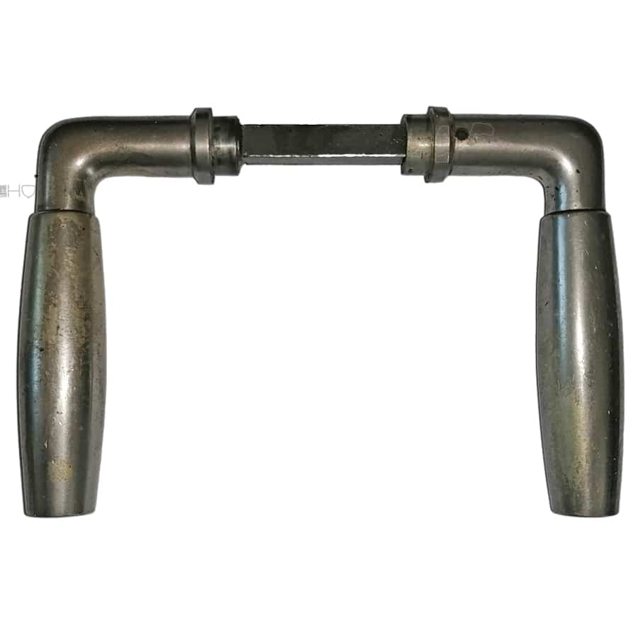 Türdrücker Bauhaus Messing vernickelt Türklinken Tonne 16.2mm 9er Vk