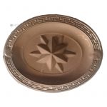 Möbel Bronze Beschlag oval antik Stern 77mm 79gr.