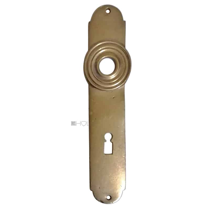 Langschild antik Biedermeier alt Türdrücker 16.1mm 72
