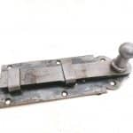 Knopfriegel Schieberiegel antik Türriegel Tor alt Eisen Tür 16 cm