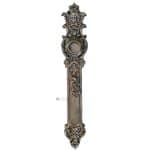 Langschild antik alt Engel Teufel Eisen Türdrücker 19.5mm 68