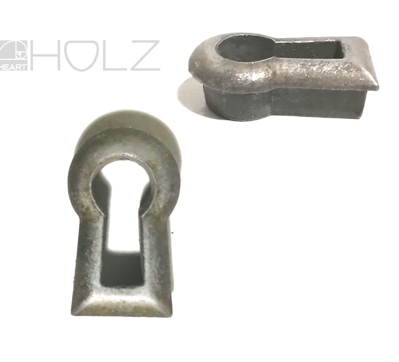 Schlüsselbuchse Schlüssellochblende antik alt Messing vernickelt 23.5 mm Schlüsselbuchse Schlüssellochblende antik alt Messing vernickelt 23.5 mm