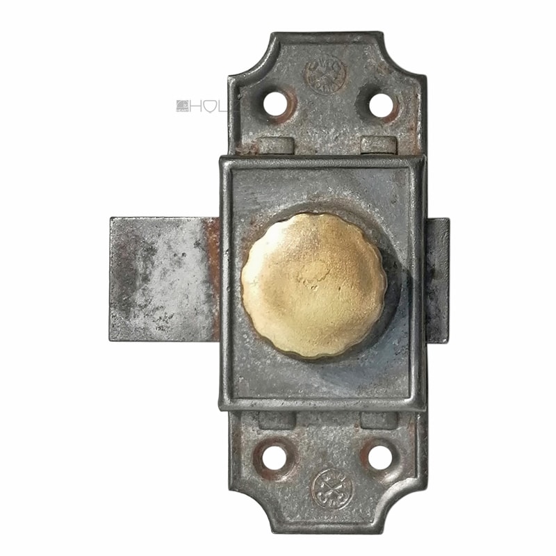 Kleiner Drehriegel Frankreich alt Türriegel 75mm