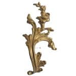 Möbel Bronze Beschlag vergoldet rechts antik Ranke alt 16.5cm