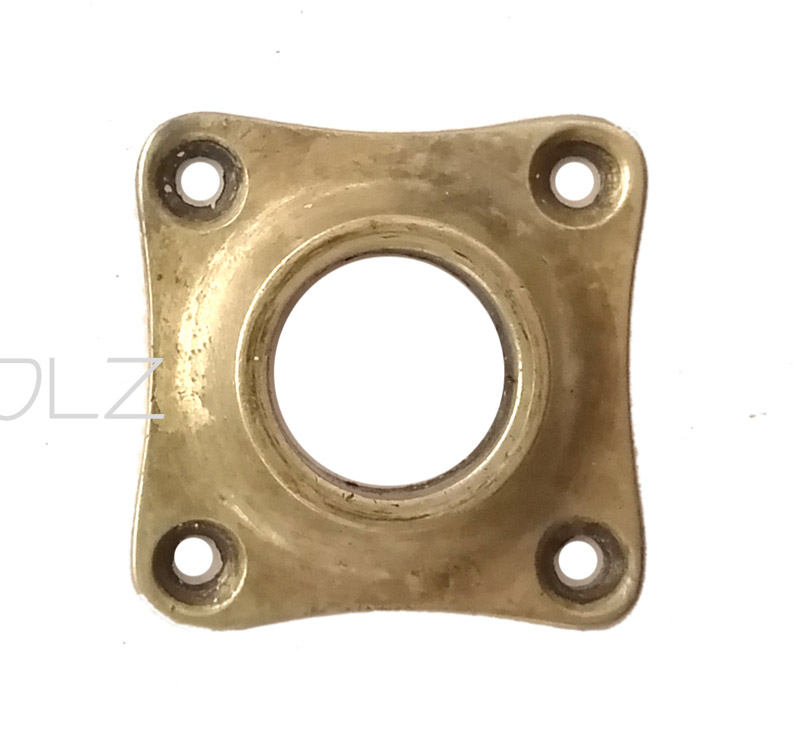 Bauhaus Drückerrosette antik Türdrücker 1920er alt Rosette Türklinke 17.5 mm