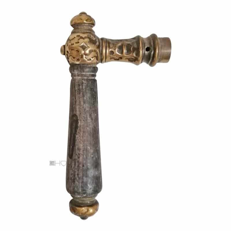 Antik Türdrücker alt prächtig Türklinke Kugel Ebenholz 16.5mm 8er Vk Antik Türdrücker alt prächtig Türklinke Kugel Ebenholz 16.5mm 8er Vk