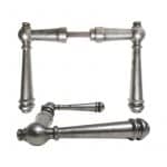 Türdrücker antik Ball Stahl Türklinken Kastenschloss 18.7 mm 8er Vk
