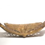 Truhengriff antik Klaviergriff alt Bronze feuervergoldet 16 cm