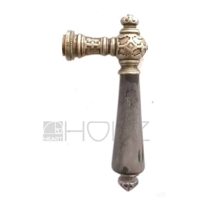 Türdrücker antik Kugel prächtige Türklinke alt 14.3mm 8er Vk