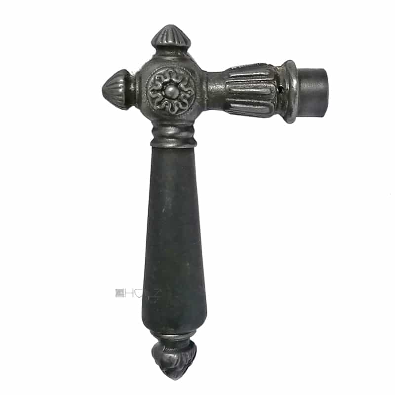 Türdrücker antik Gründerzeit Eisen Türklinke Blüte Horn alt 9/10er Vk Türdrücker antik Gründerzeit Eisen Türklinke Blüte Horn alt 9/10er Vk