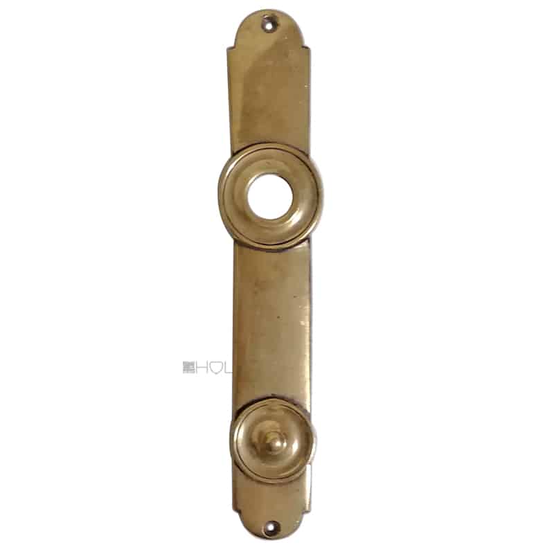 Langschild Biedermeier alt antik Türdrücker 17.5mm 94 Langschild Biedermeier alt antik Türdrücker 17.5mm 94