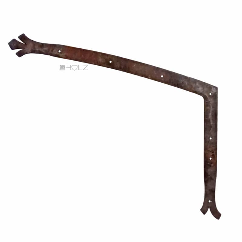 Torband geschmiedet Stahl alt Türband rechts 51 x 85cm